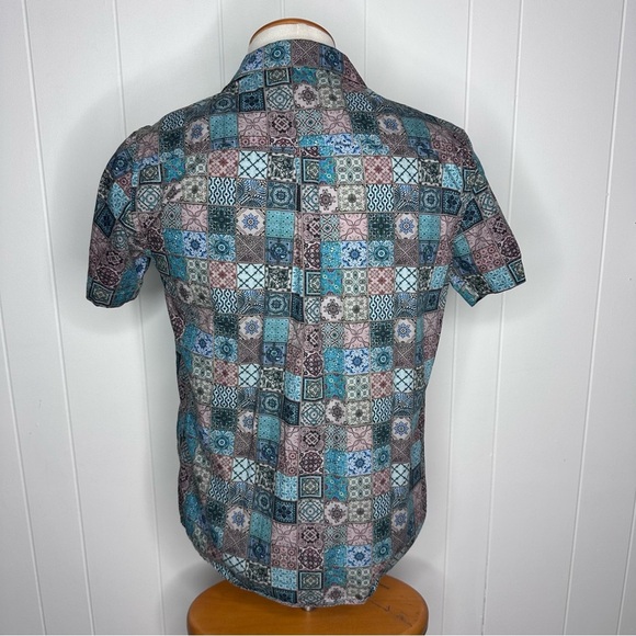 Anerkjendt AKLEO S/S Poplin AOP Shirt - Patchwork - Picture 12 of 12